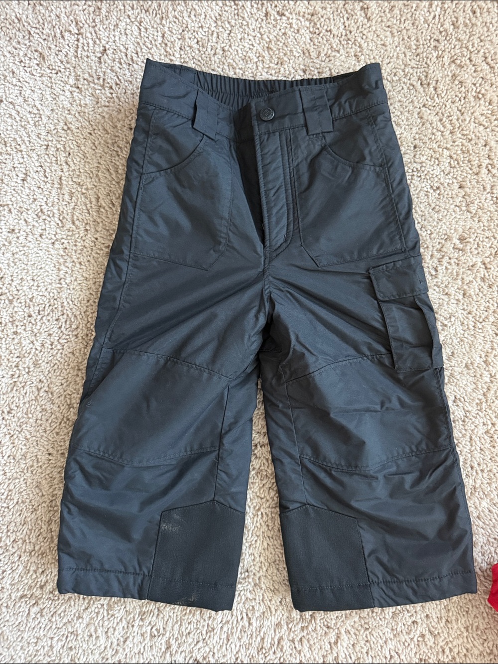 Columbia Black Kids Bib-Style Snow Pants